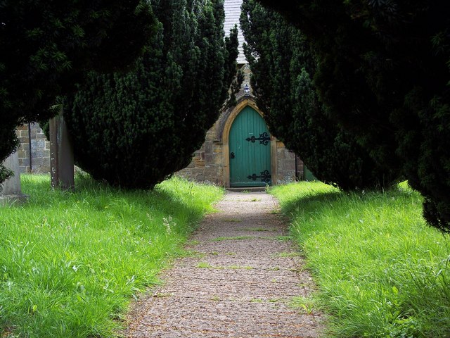 All Saints Church, Nether Silton - Path