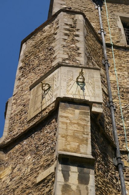 Close-up of sundial