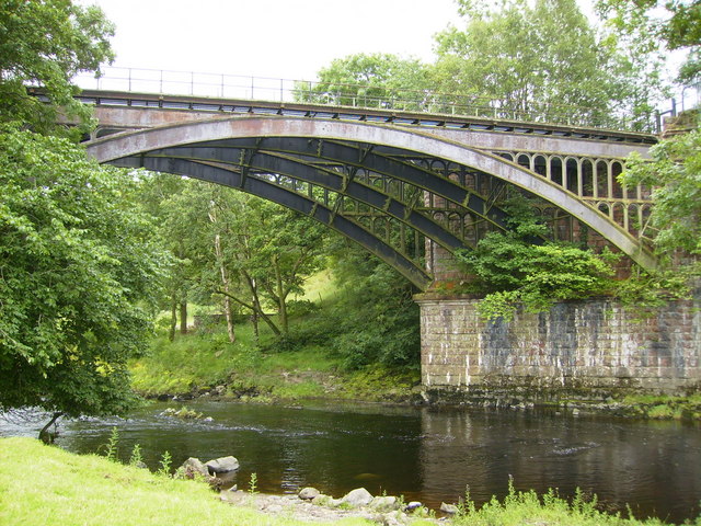 Former railway bridge over the River Rawthey near Sedbergh