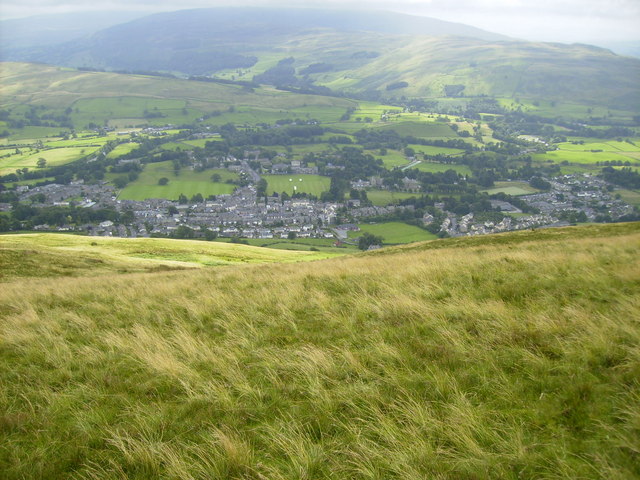 Sedbergh Town from Winder