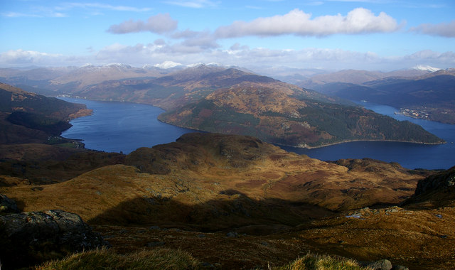 View of Lochs Goil & Long from Creachan Mor