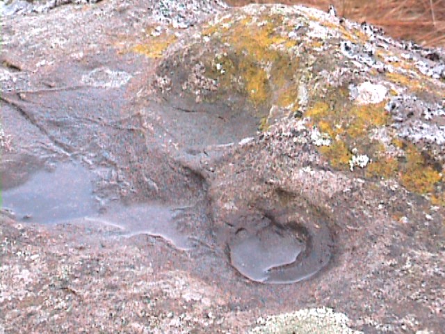 Cup and Ring marked Rocks.