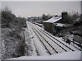 Corsham Station Engine Shed in Wintertime