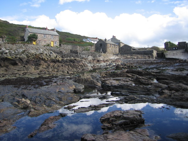 Rockpools and Disused Mill at Port Quin