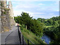 River Swale below Richmond Castle