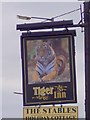 NZ7318 : Sign for the Tiger Inn by Maigheach-gheal