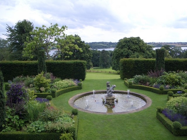 The Garden and View from Hambleton Hall