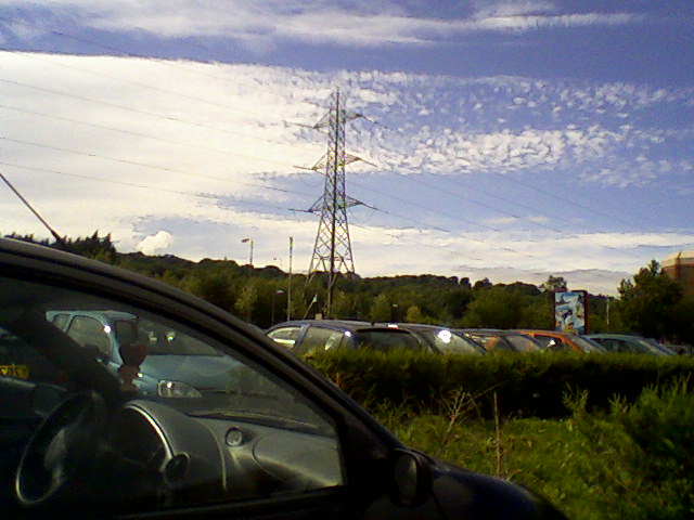 Pylon next to Metro Centre