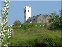 SS0697 : Manorbier Church by Mike Graham