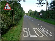 SK7611 : Approaching the car park at Burrough Hill by Mat Fascione