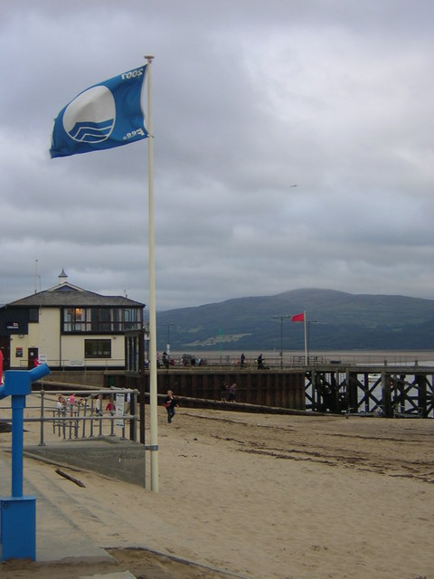 Aberdyfi blue flag beach