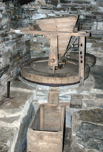 The Click Mill (detail of mill)