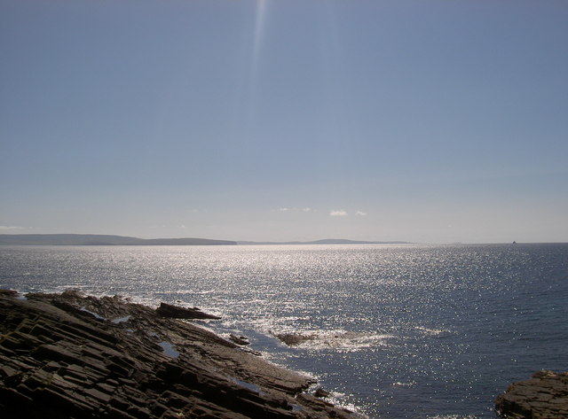 Westray Firth looking across to Rousay