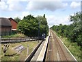 Westbound platform at Bilbrook Station