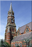 SO9197 : St Luke's C of E (Evangelical) Church, Blakenhall, Wolverhampton by Roger  D Kidd