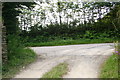 Farm road out to Mill Lane near Hillhead Cross