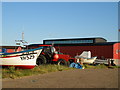 TG5211 : Local fishing boats are stored near the lifeboat station by Carol Rose