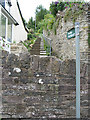 Start of the footpath in Lower Lydbrook