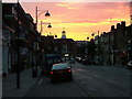 The High Street at sunset