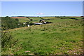 Looking down to Patsford farm