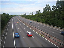 TL1502 : M25 Motorway near Colney Street by Nigel Cox