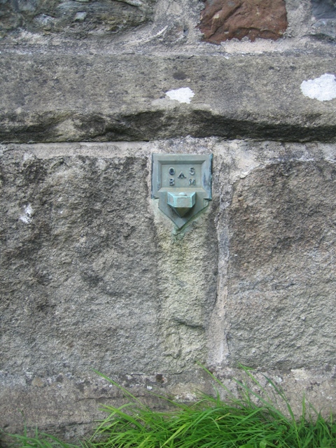 Projecting Bracket Benchmark on St Oswald's Tower