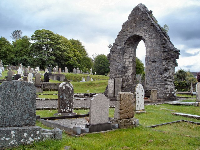 East  wall of Donegal Friary