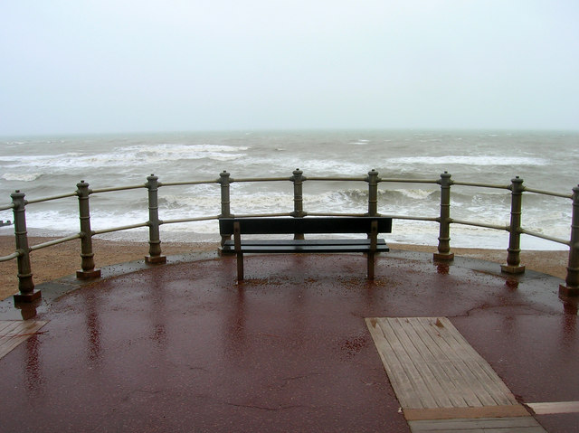 Viewing Stormy Seas, St Leonards