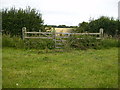 Gate on Foss Way Footpath near Cornborough Farm