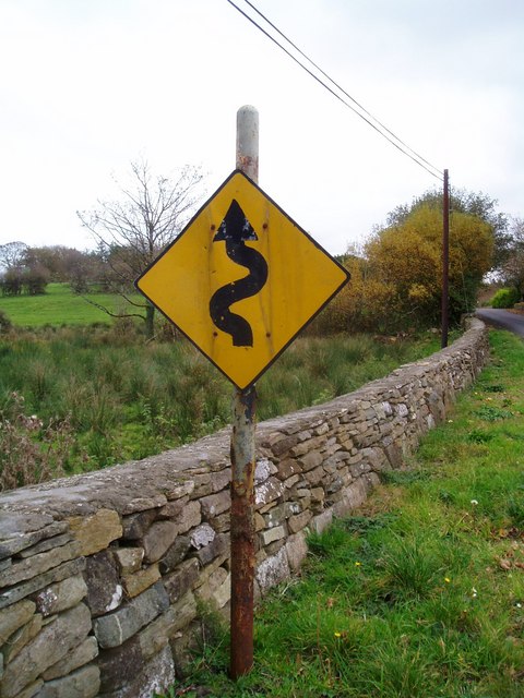 Road sign near the junction of the Toomore road and N58