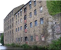 SD8332 : Warehouses - Leeds/Liverpool Canal - Weavers' Triangle by Betty Longbottom
