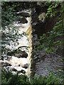 Weir on the River East Allen near Holmslinn  Lead Mine