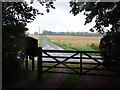 View Along Church Road Crowfield