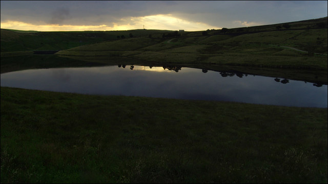 Evening light on Dowry Reservoir