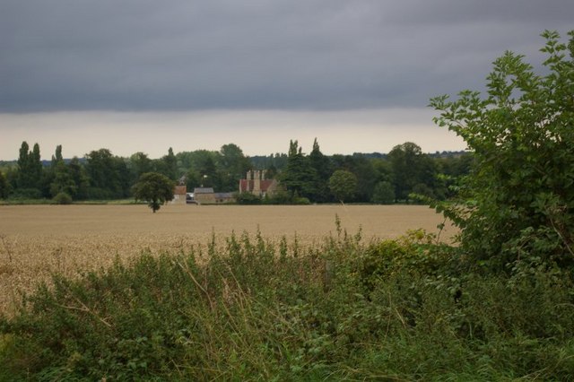 View across field to Mansion House