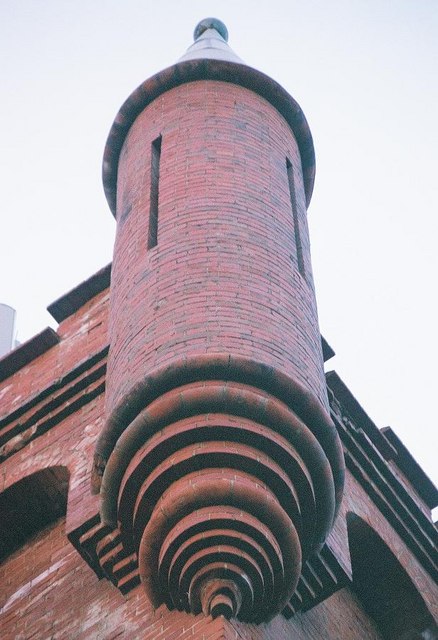 Tuckton water tower: detail