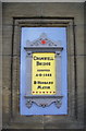 Plaque, Cromwell Bridge, Salford