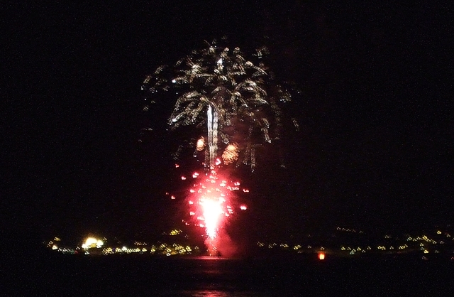 Fireworks across the water