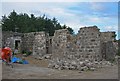 Ruined farm building, Borrowfield, Netherley, Kincardineshire