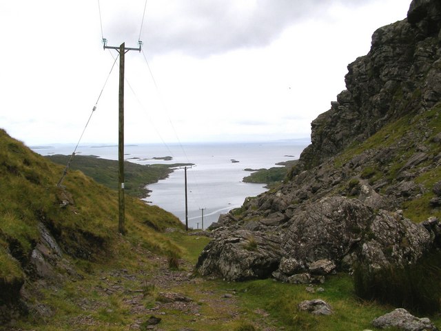 View of the Killary Bay Little from Salrock Pass