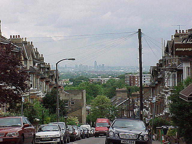 View of London from Crystal Palace