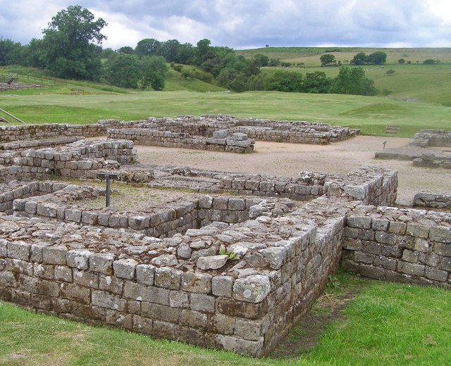 Vindolanda Roman Fort ruins © C Michael Hogan :: Geograph Britain and ...