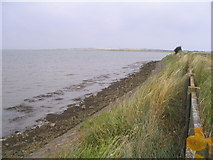 TM2323 : Sea wall at Kirby-le-Soken by M J Richardson