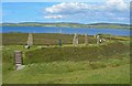 HY2913 : Ring of Brodgar with earthwork ramparts, Mainland Orkney by C Michael Hogan