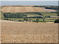 ST9641 : Tilled field, Codford Down by David Hawgood