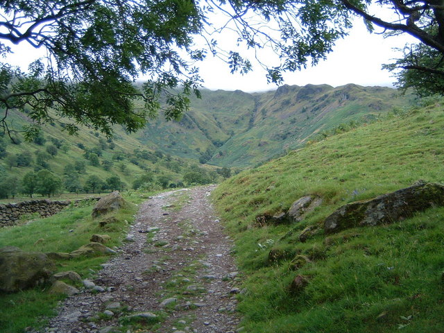Track from Sykeside Campsite