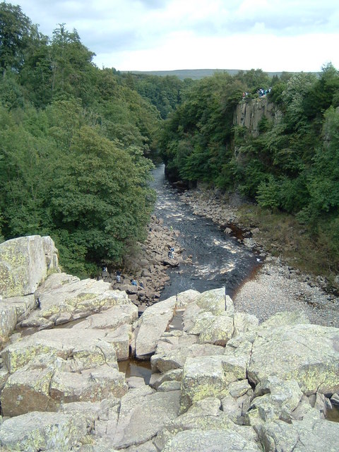 View downstream from top of High Force