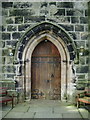 Doorway, St James Church, Westhead.