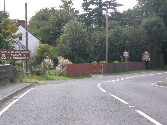 Entering County Monaghan