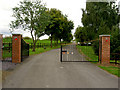 Gates to Barmby barrage car park.